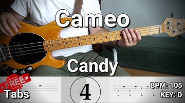 Cameo - Candy (Bass Cover) Tabs
