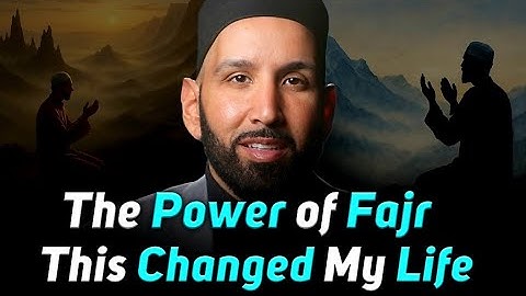 The Secret Power of Fajr –  After This, You’ll Never Miss Fajr | Omar Suleiman | Islamic Lectures