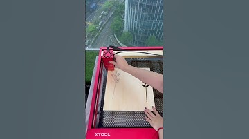 DIY Wooden Grass Laser Cutting with xTool D1 Pro Laser Machine