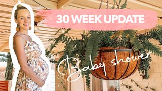 My beautiful baby shower | 30 week bump update | Morning at local markets