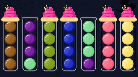 Ball Sort Puzzle ⚾️ Level 411 - 416 Gameplay iOS Android | Fun Cool Game Play 2025