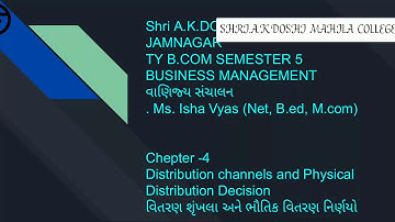 Ty bcom bm lecture 55 by pro Ms Isha vyas