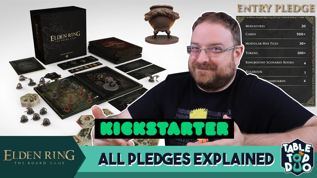 Elden Ring Board Game Kickstarter All The Pledge Levels & Details