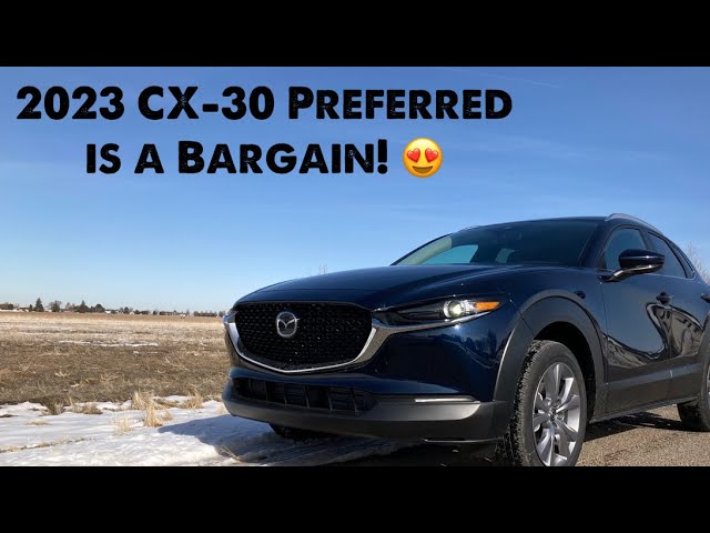 2023 CX-30 Preferred Full Review and 0-60! Deep Crystal Blue! 