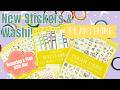 New Planything Sticker Books & Washi | Unboxing & Plan With Me