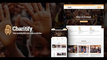 Charitify - NGO/Charity/Fundraising HTML Template | Themeforest Website Templates and Themes