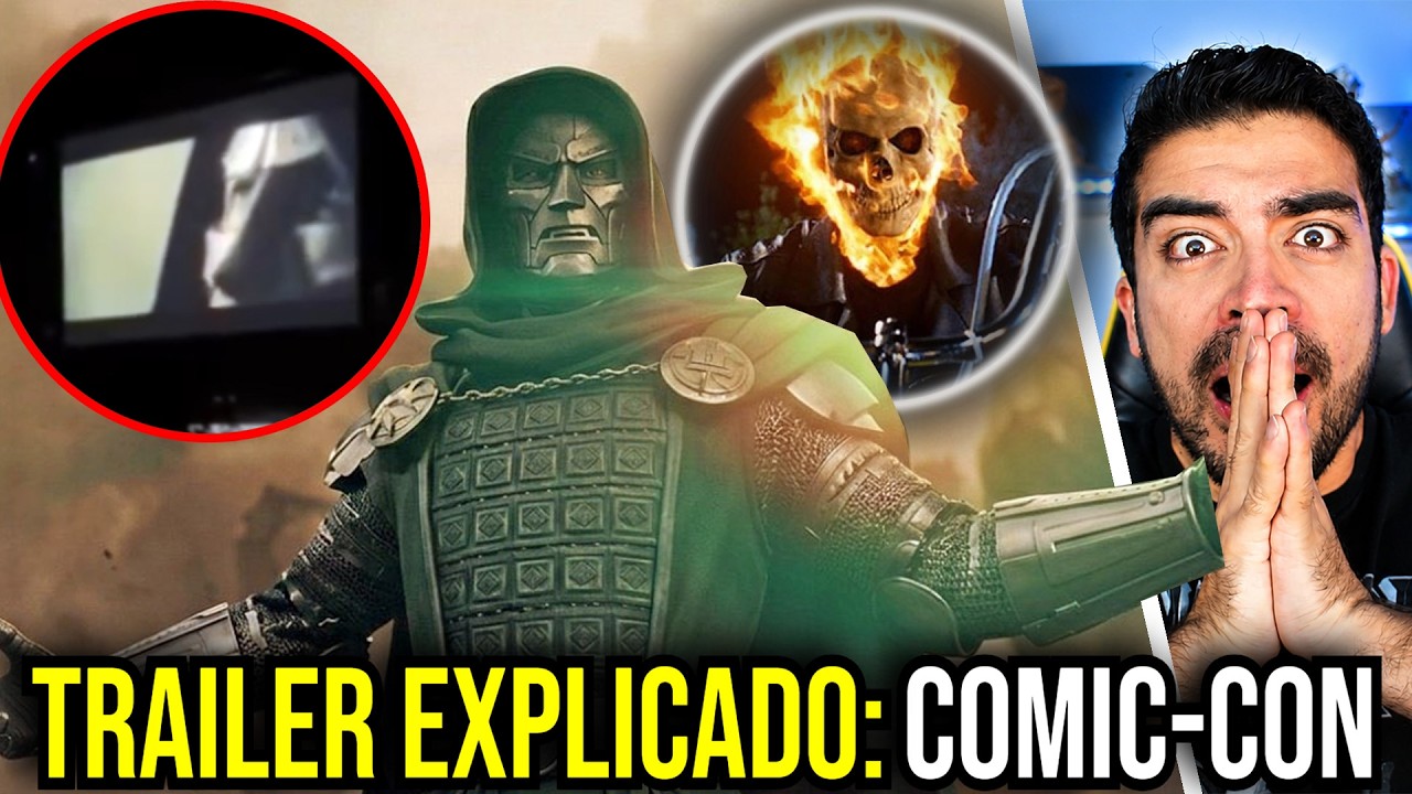 AAA Nuevo TRAILER Avengers Doomsday COMIC CON explicado y Ghost Rider, Black Panther 3: Anuncios