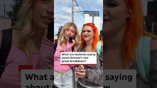 What are students saying about Ontario's new grade breakdown