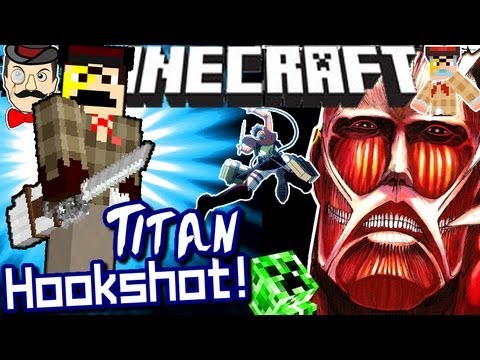 Minecraft-ATTACK-ON-TITAN---3D-Hookshot!