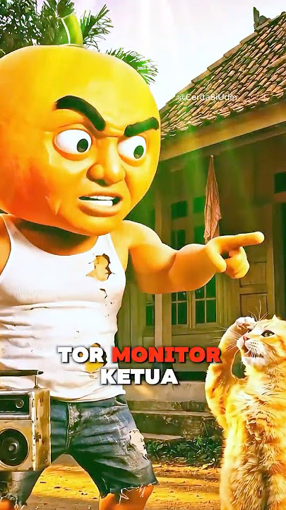 UDIN DAN CIMENG TOR MONITOR KETUA‼️😱 #udin #udindindindun #animasi