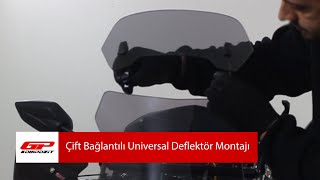 Gp Kompozit Çift Bağlantılı Universal Deflektör Montajı