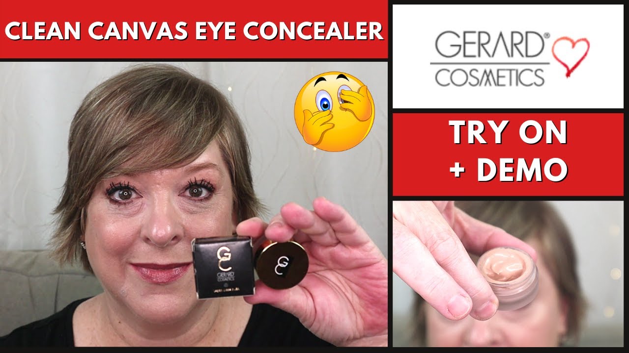 GERARD COSMETICS CLEAN CANVAS EYE CONCEALER AND BASE IN FAIR | FIRST IMPRESSION + TRY ON