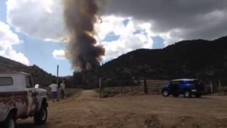 Thuy Lan Nguyen At The Scene Of The Brush Fire In Tehacaphi