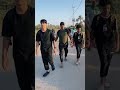 أنور المحبوب وحيدوري يمشون مشايه إلى كربلاء المقدسة