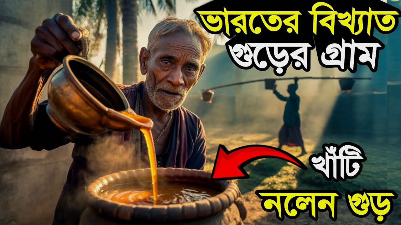 ভারতের বিখ্যাত নলেন গুড়ের গ্রাম || India's Largest Nalen Jaggery Market 