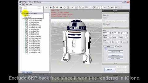 iClone 3DXchange4 Animation-ready Lesson 1 - Reduce Face Count