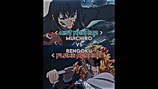 Muichiro vs Rengoku #edit #anime #shorts #demonslayer