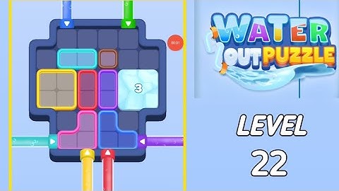 Water Out Puzzle Level 22 walkthrough solution 