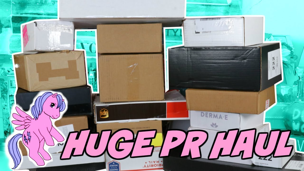 HUGE PR HAUL | FREE MAKEUP BEAUTY GURUS GET!