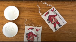 Tutorial: Embellished ornament hanger
