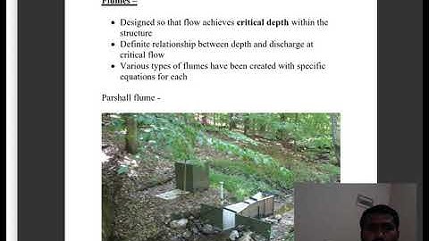 Brief Introduction of Weirs and Flumes