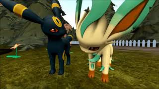 Erafarty Umbreon And Leafeon Fart Trouble