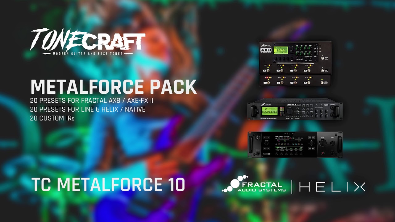 Metalforce Pack for Line 6 HX Stomp - Sound Demo Video