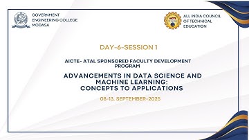 Day 6 session1:ATAL FDP organised by GEC Modasa