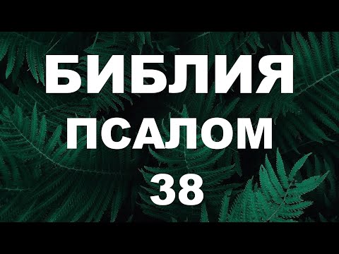 Псалтирь. ПСАЛОМ 38. [рус.]