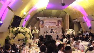 הינוקא • מעמד סיום התורה השנתי -החזן העולמי הרב חיים אליעזר הרשטיק בדברים מרתקים • ציון דוד המלך ע"ט