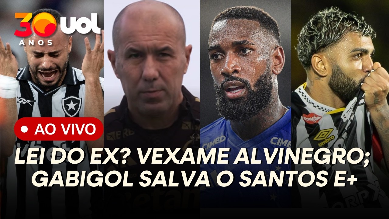 LEI DO EX AMEAÇA O FLAMENGO HOJE? O NOVO SHOW DE GABIGOL NO SANTOS, VEXAME DO BOTAFOGO E+