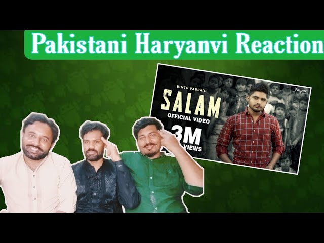 Salam New Haryanvi Song | Bintu Pabra | KP kundu | pakistani ranghad reaction class=