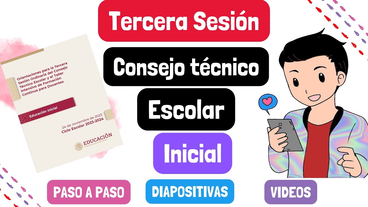 PASO A PASO: TERCERA SESIÓN ORDINARIA CONSEJO TÉCNICO ESCOLAR | EDUCACIÓN INICIAL