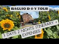 Diy baguioitinerary 3d2n  expenses  doc jeans travels
