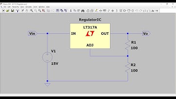 3 Terminal Voltage Regulator Simulation in LTSpice
