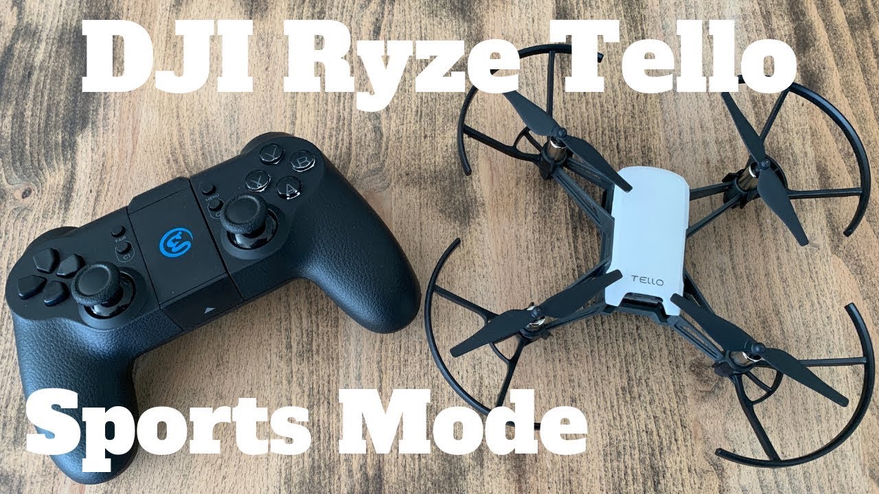 DJI Ryze Tello Sports Mode - Sample Video Footage