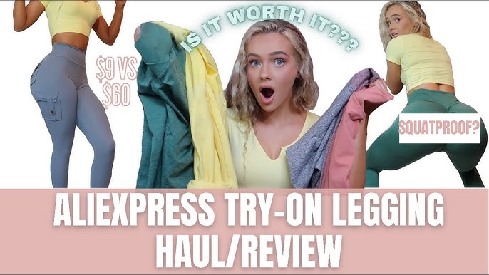 DUPE LEGGINGS UNDER $30 TRY ON HAUL  BEST SCRUNCH LEGGINGS FOR THE  BOOTY CUTE AND AFFORDABLE 