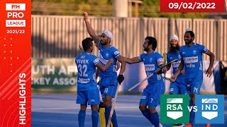 FIH Hockey Pro League Season 3: South Africa vs India (Men), Game 1 highlights