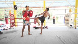 Switch stance left high kick-Cross-right high kick @tatezandstra8864
