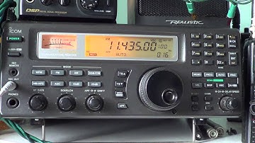 Cuban Spy numbers HM01 numbers station on Shortwave 11435 Khz