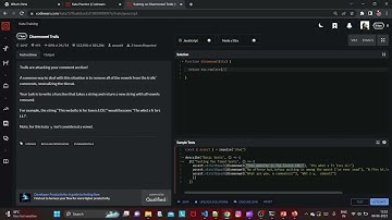 Codewar  Disemvowel Trolls  || Explained with Code