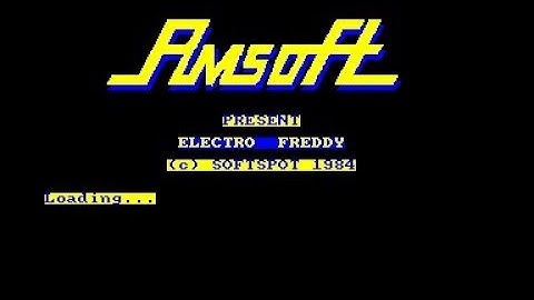 Electro Freddy Review for the Amstrad CPC by John Gage