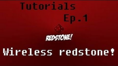 Minecraft 60 seconds tutorials ►Ep 1►Wireless Redstone