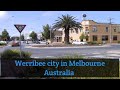 Walking in werribee city a suburb of melbourne victoria australia