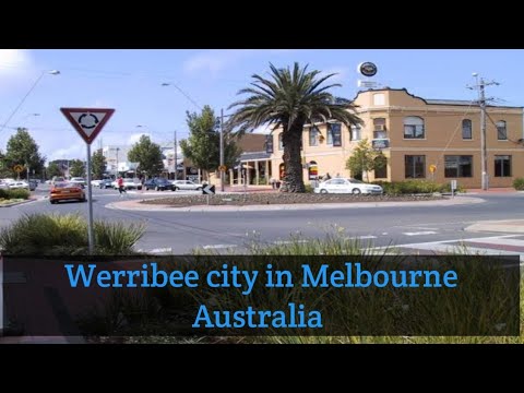 Walking in Werribee city, a suburb of Melbourne, Victoria, Australia