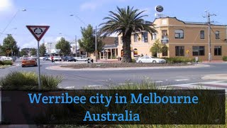 Walking in Werribee city, a suburb of Melbourne, Victoria, Australia