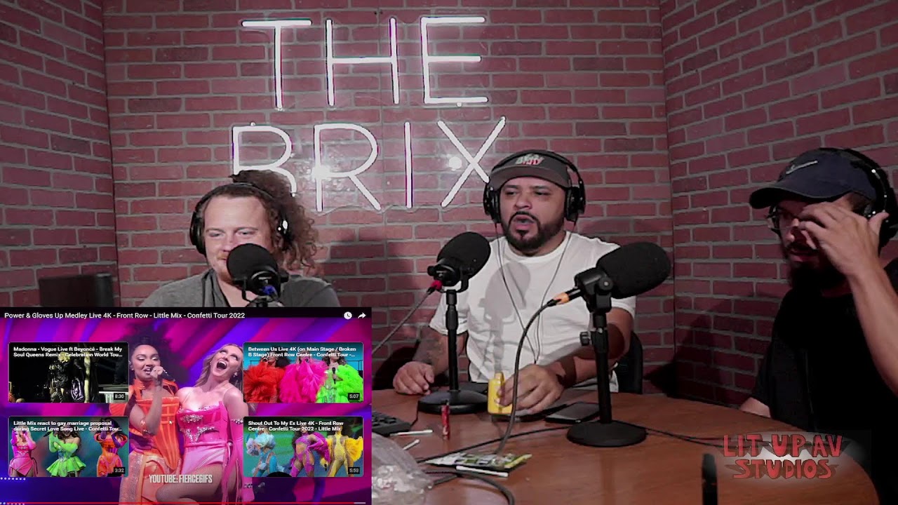 Lit Up AV Reactions: Power & Gloves Up Medley Live 4K - Front Row - Little Mix - Confetti Tour 2022