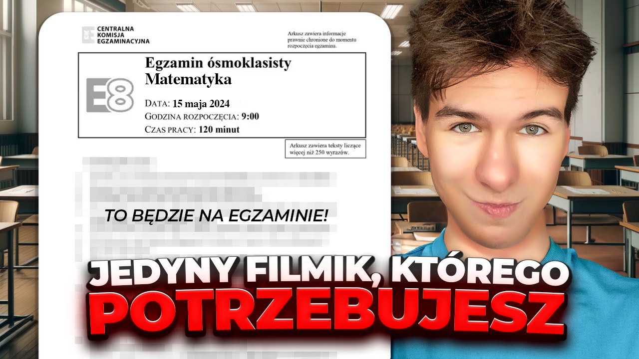 Naucz się do Egzaminu Ósmoklasisty w 30 MINUT - YouTube
