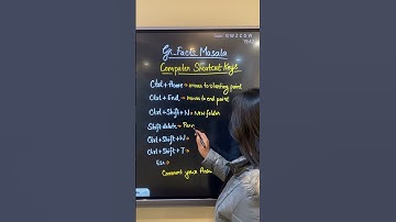 Computer Shortcut Keys 👍