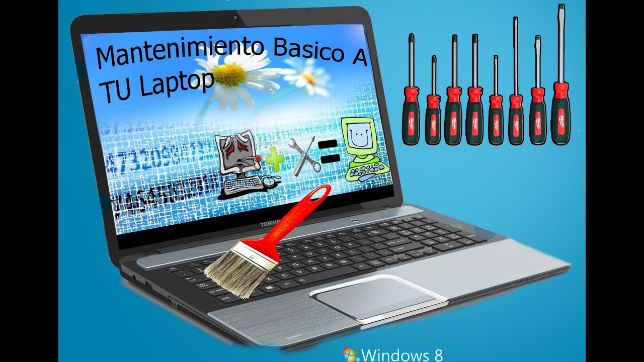 Como hacerle mantenimiento a mi Laptop ( limpiar mi Laptop) Basico - YouTube